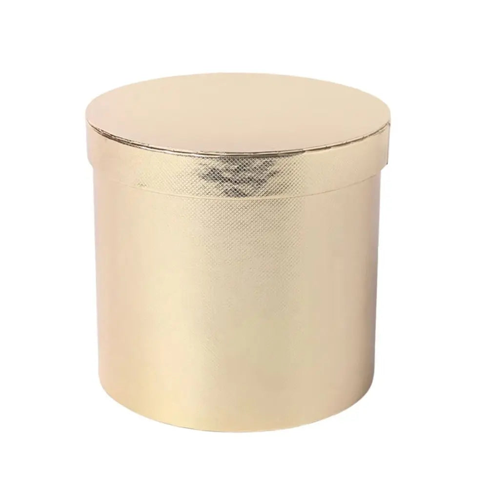 Flower Packaging Boxs Round Cardboard Gift Boxes Rose Wrapping Bag Flower Paper Basket Wedding Day Birthday Valentine's Day