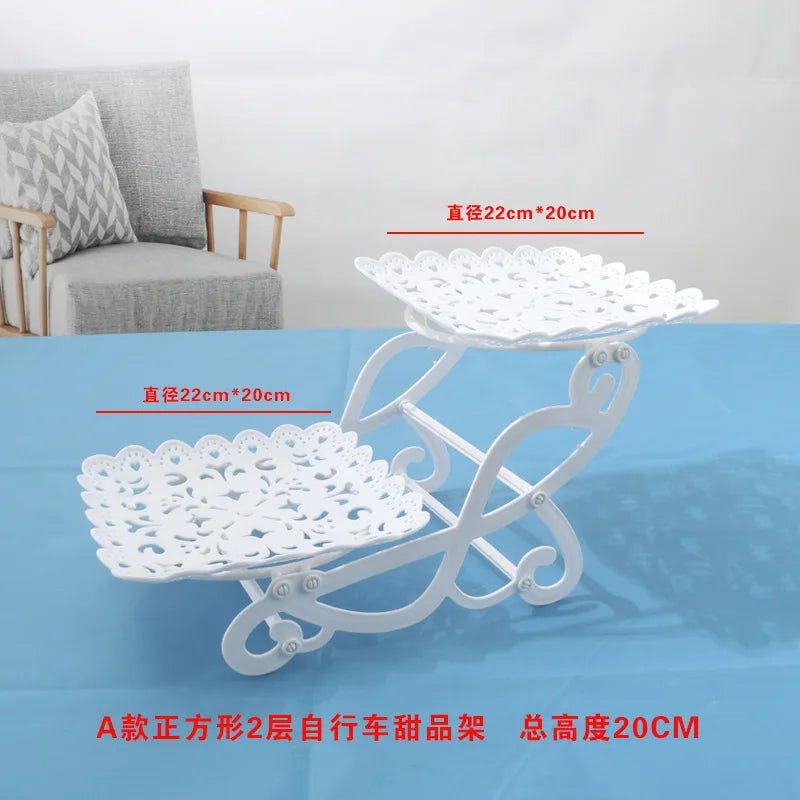 Cake Stand Birthday Cake Rack Display Cupcake Holder Snack Fruit Plate Wedding Party Tray Dessert Table Decoration Kitchen Tools