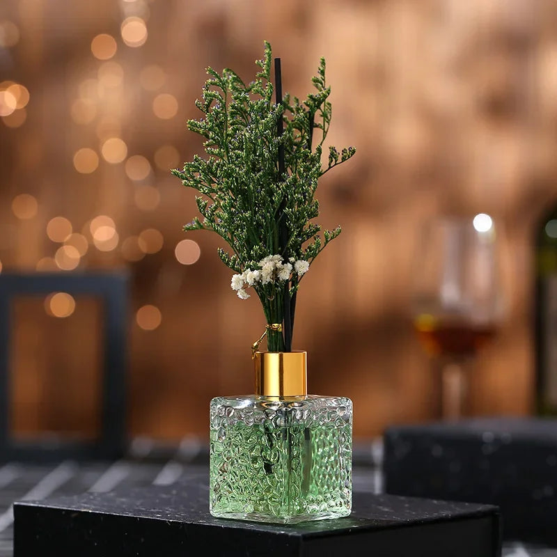 Dried flower reed diffuse air freshener office home fragrance toilet fragrance 80ml