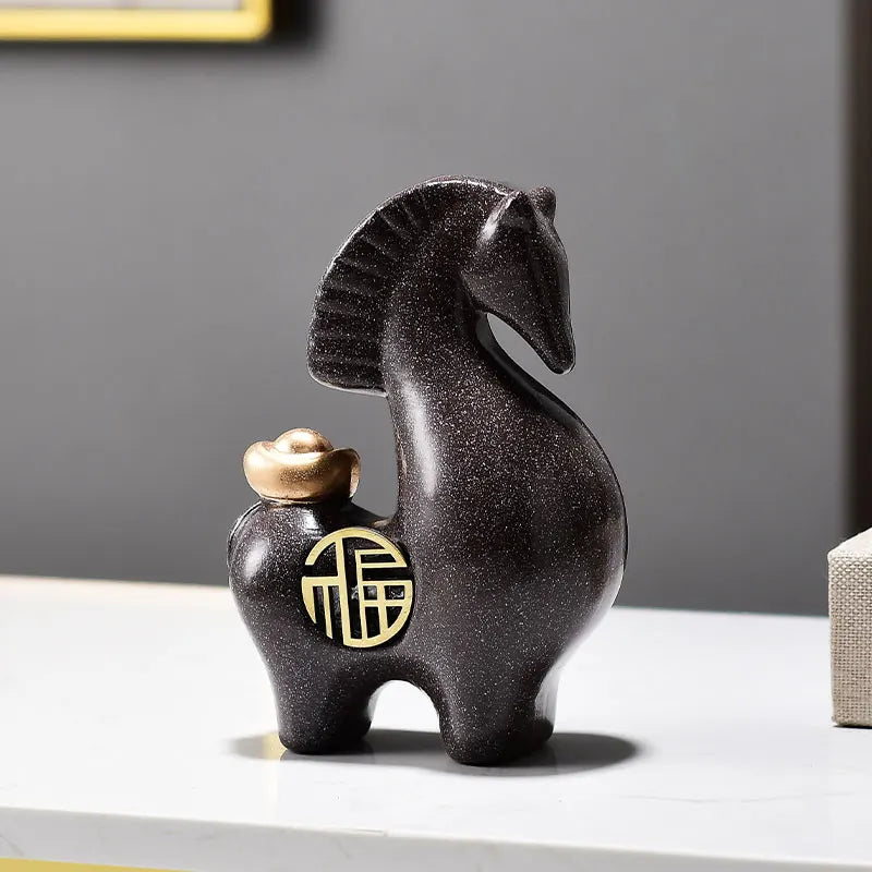 Luxury Ceramic Horse Decor – Modern Gift Piece