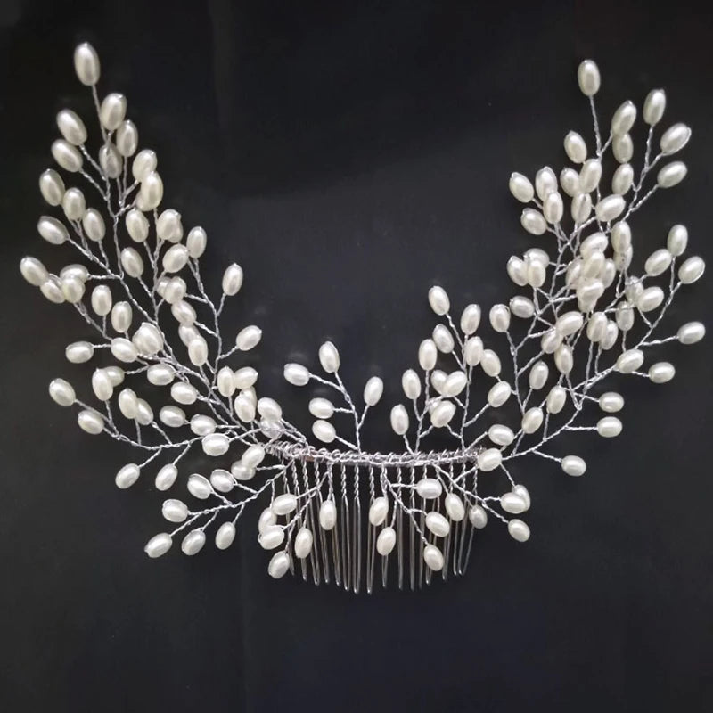 Crystal Wedding Hair Combs Miraculous Women Headbands Accessories Flower Bridal Headpiece Clip Bride Jewelry Gift