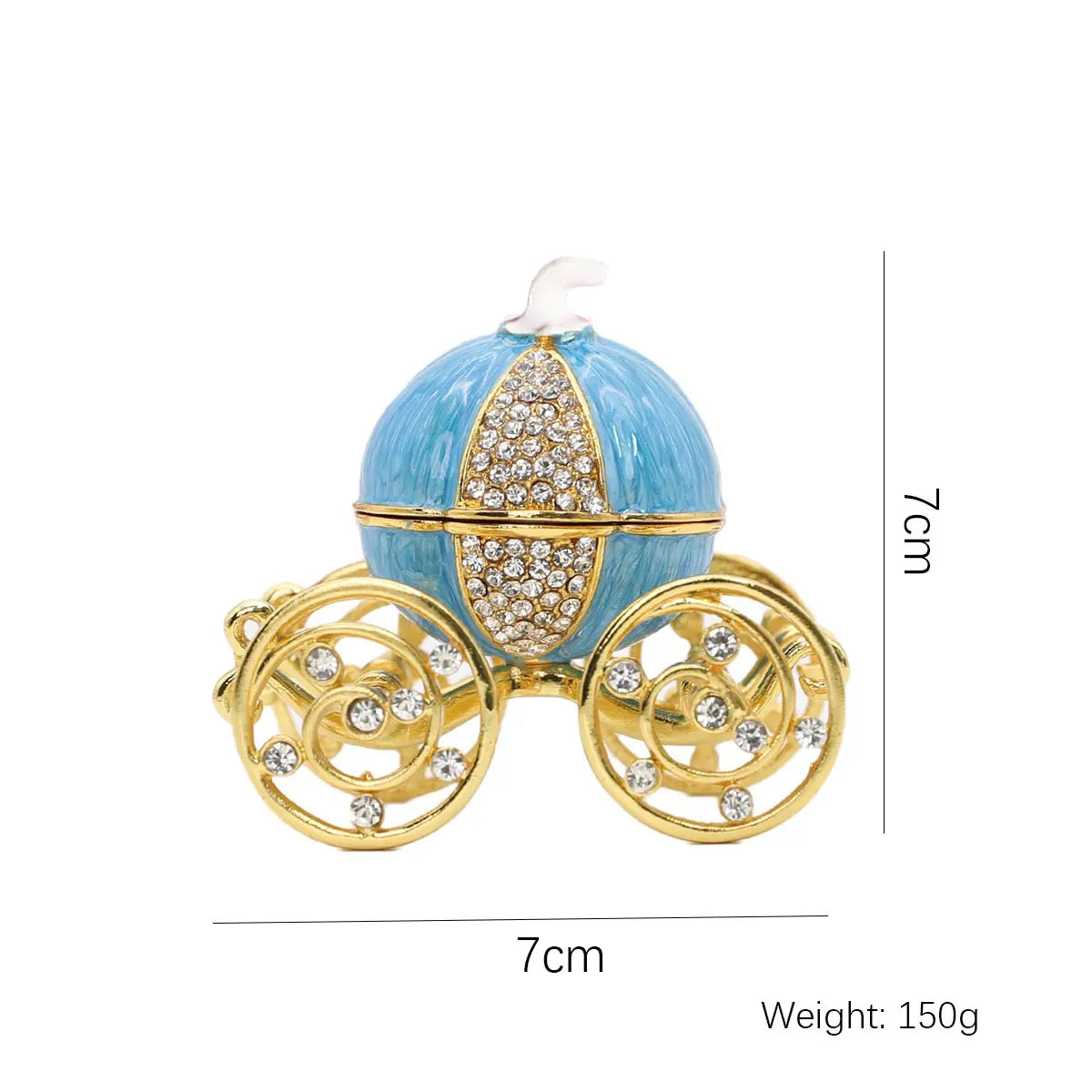 European Creative Jewelry Box Crown Ring Holder Wedding Proposal Gift for Women Earrings Necklace Storage