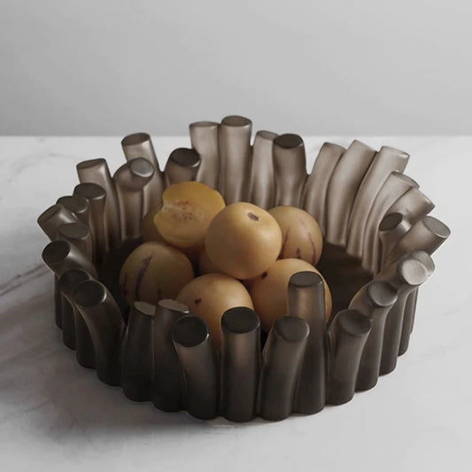 Creative Plates Table Decoration Fruit Bowl Minimalist Unique Plate Storage Decorative Trays Elegant Organizer Home Ornaments