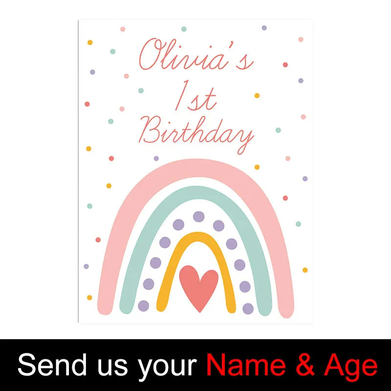 Custom Baby Shower Welcome Sign Board Mosaic Customized Personalized Welcome Baby Shower Sign for Baby Shower Birthday Decoratio