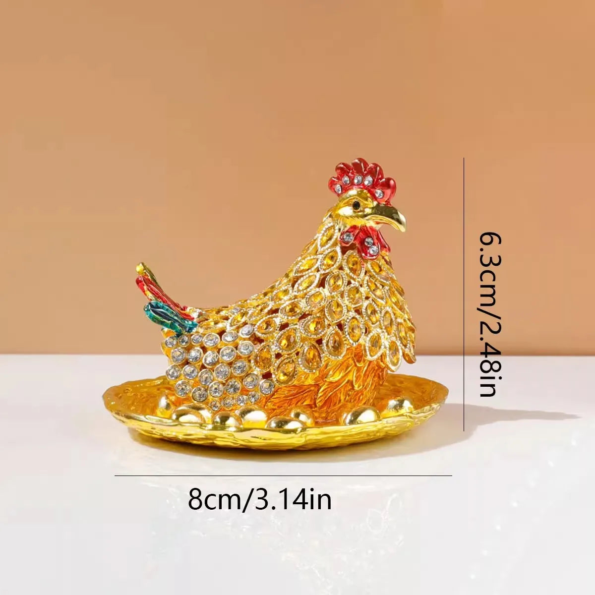 European Creative Jewelry Box Crown Ring Holder Wedding Proposal Gift for Women Earrings Necklace Storage