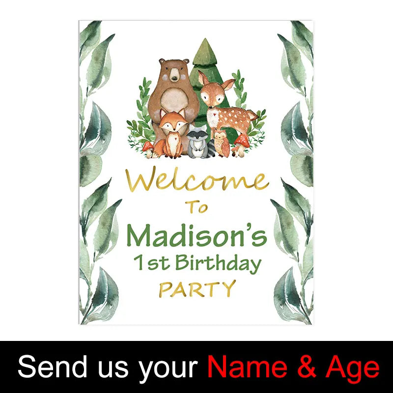 Custom Baby Shower Welcome Sign Board Mosaic Customized Personalized Welcome Baby Shower Sign for Baby Shower Birthday Decoratio