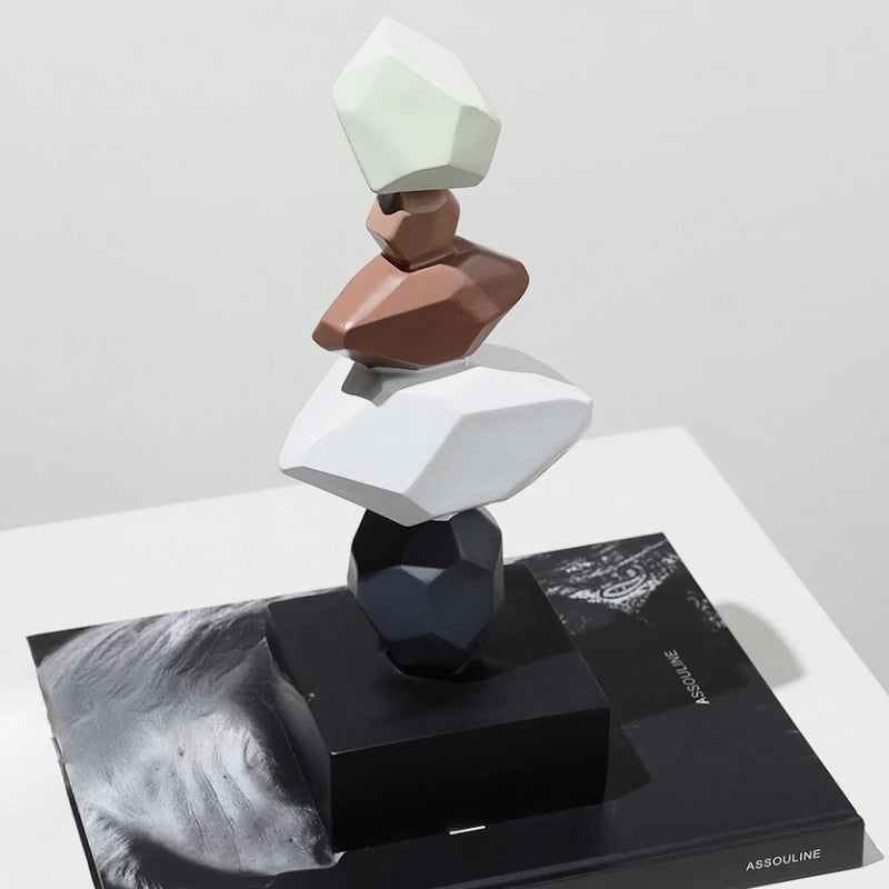 Stacked Balance Abstract Sculpture
