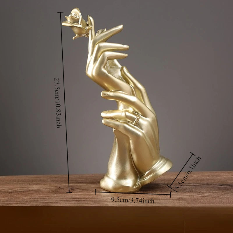 Golden Grace Hand Sculpture