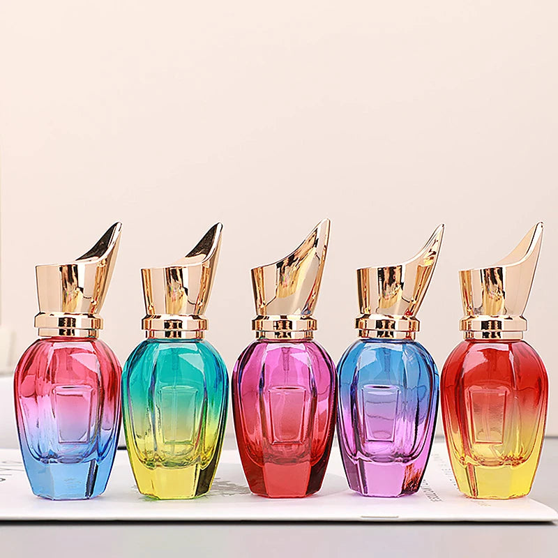 1 Pc Perfume Bottle 30ML 50ML Glass Colorful Large Capacity Perfume Atomizer High Capacity Empty Container Portable Refillable