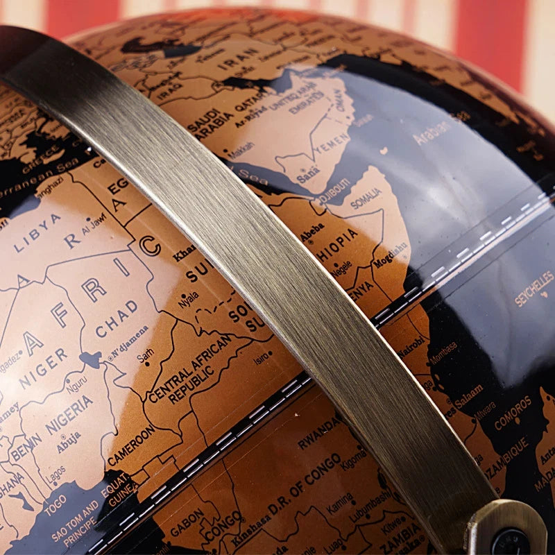 Modern Luxury Metal Globe – Statement Office & Study Décor