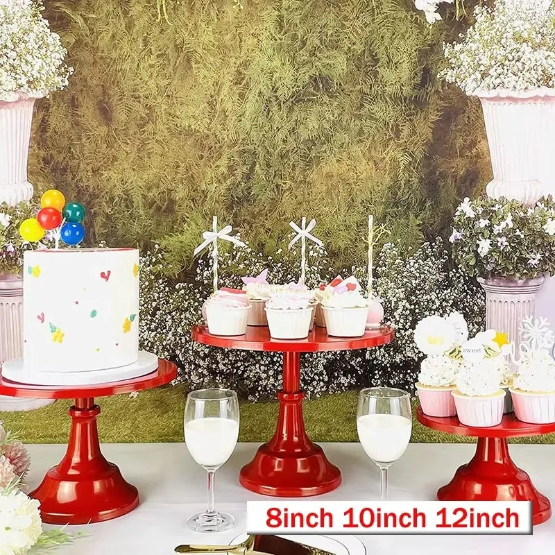 Cake Stand Home Party Dessert Table Display Rack Dessert Cake Tray Cold Meal Tea Break Table Afternoon Tea Center Rack Metal Hot