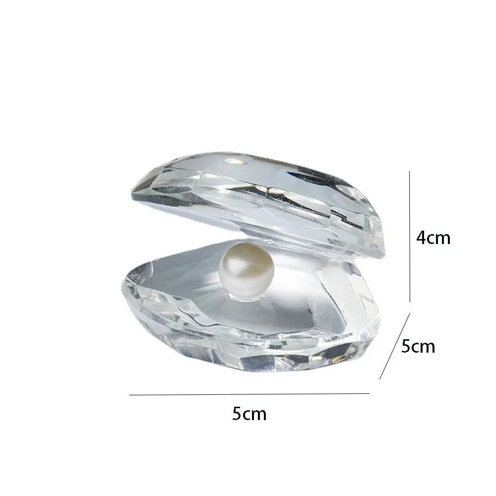 Room Decor Exquisite Crystal Pearl Clam Creative Artificial Crystal Crafts Unique Desktop Ornament Party Favors