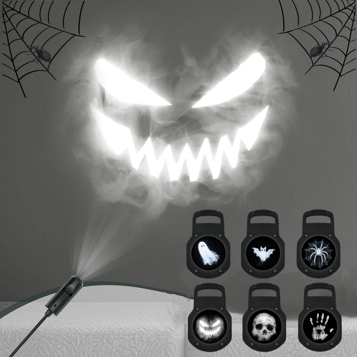 Halloween Ghost & Skull LED Projector Light