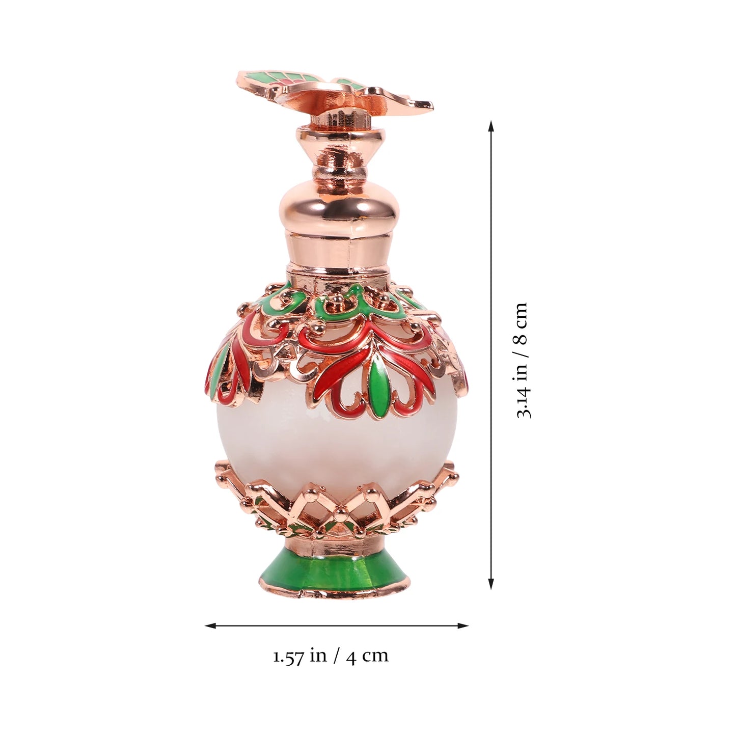 1pc Crystal Glass Essence Sub Bottle Refillable Container Travel Perfume Dispenser Mini Scent Holder Vintage Refillable Bottle