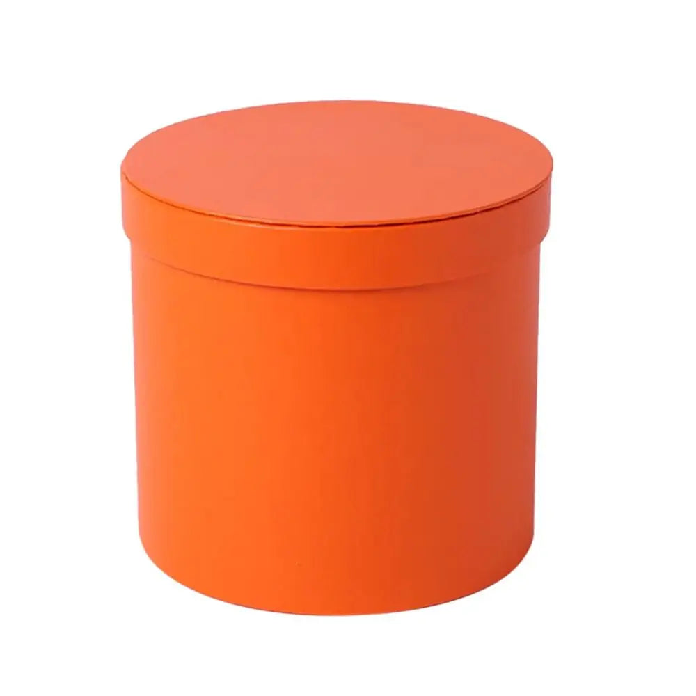 Flower Packaging Boxs Round Cardboard Gift Boxes Rose Wrapping Bag Flower Paper Basket Wedding Day Birthday Valentine's Day