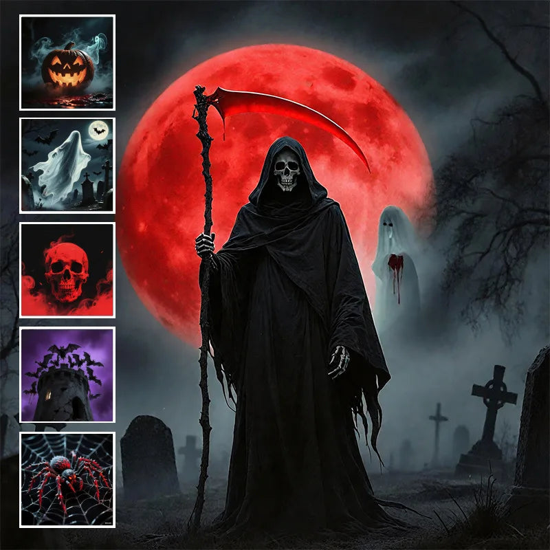 Halloween Ghost & Skull LED Projector Light