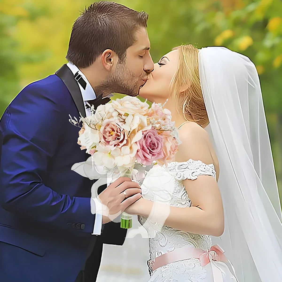 1PC Wedding Bride Bouquet Bohemian Bouquet Artificial Wheat and Lotus Seed Decorative Tossing Bouquet for Wedding Valentine Day