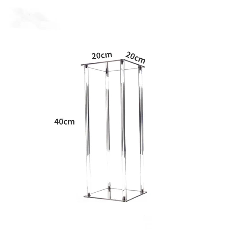 Wedding Centerpieces Acrylic Vases Flowers Stand for Birthday Party Tables Decorations Window Display Rack Cake Stand Home Decor