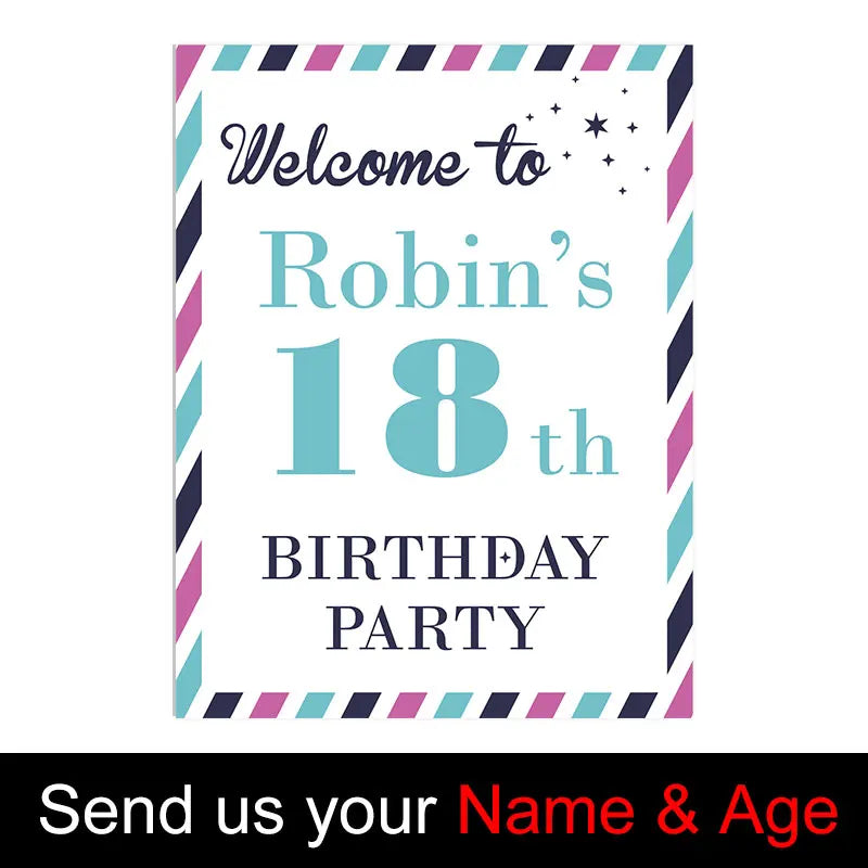 Custom Baby Shower Welcome Sign Board Mosaic Customized Personalized Welcome Baby Shower Sign for Baby Shower Birthday Decoratio