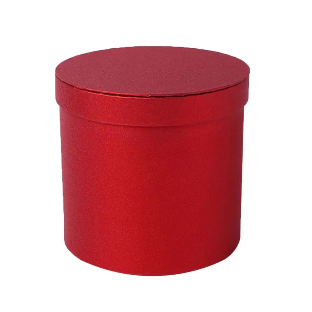 Flower Packaging Boxs Round Cardboard Gift Boxes Rose Wrapping Bag Flower Paper Basket Wedding Day Birthday Valentine's Day