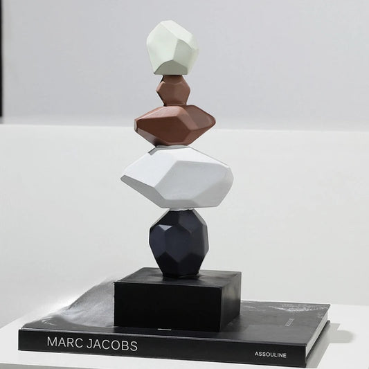 Stacked Balance Abstract Sculpture
