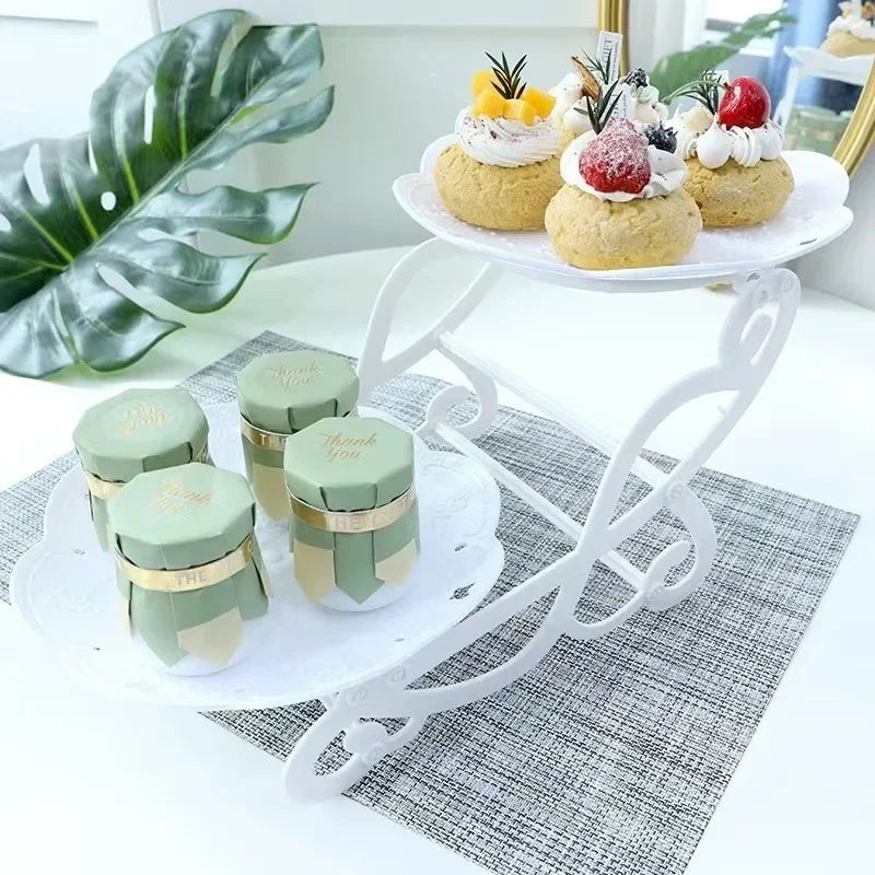 European Style Cake Stand Display Rack Fruit Plate Cupcake Tray Birthday Party Wedding Dessert Table Decorations Desktop Holder